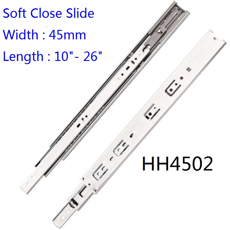 HH4502 Soft Close，Ball Bearing Slide