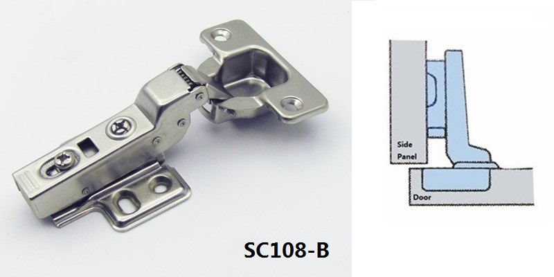 Soft close Hinge with clip on Plate SC109-B