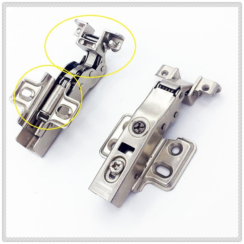 Aluminum Doorframe Hinge, Soft Close (Fixed plate)