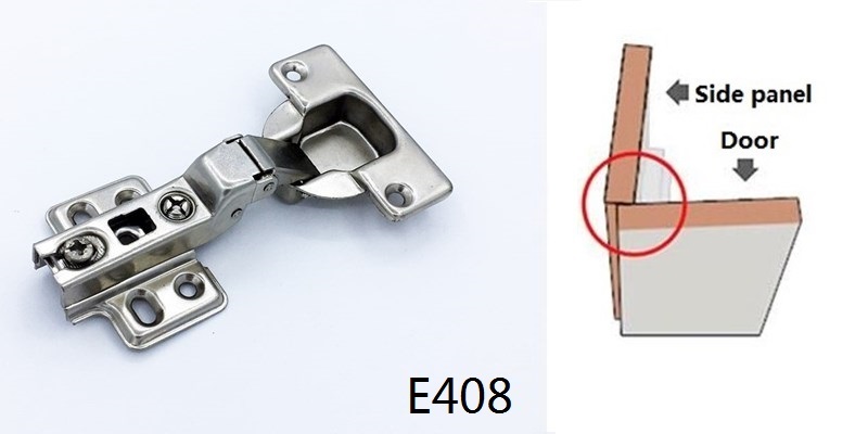 40MM Cup Slide On Hinge, Two Way