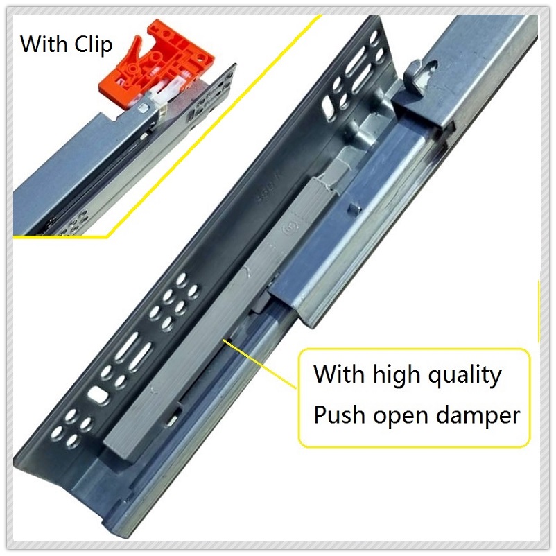 K3002 Push open , Full Extension Concealed Undermount Slide