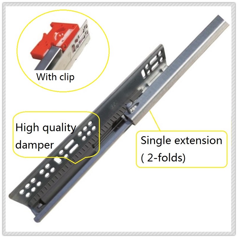 K2001 Single Extension Concealed Undermount Slide