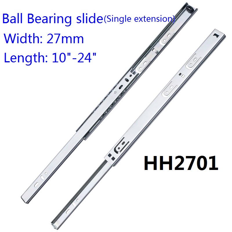 HH2701 Ball bearing slide ( Metal drawer )