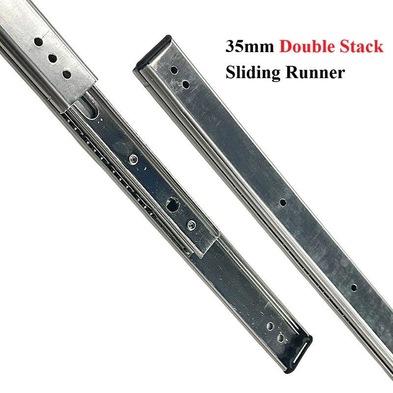 HH3502 35mm Double Stack Sliding Drawer Slider