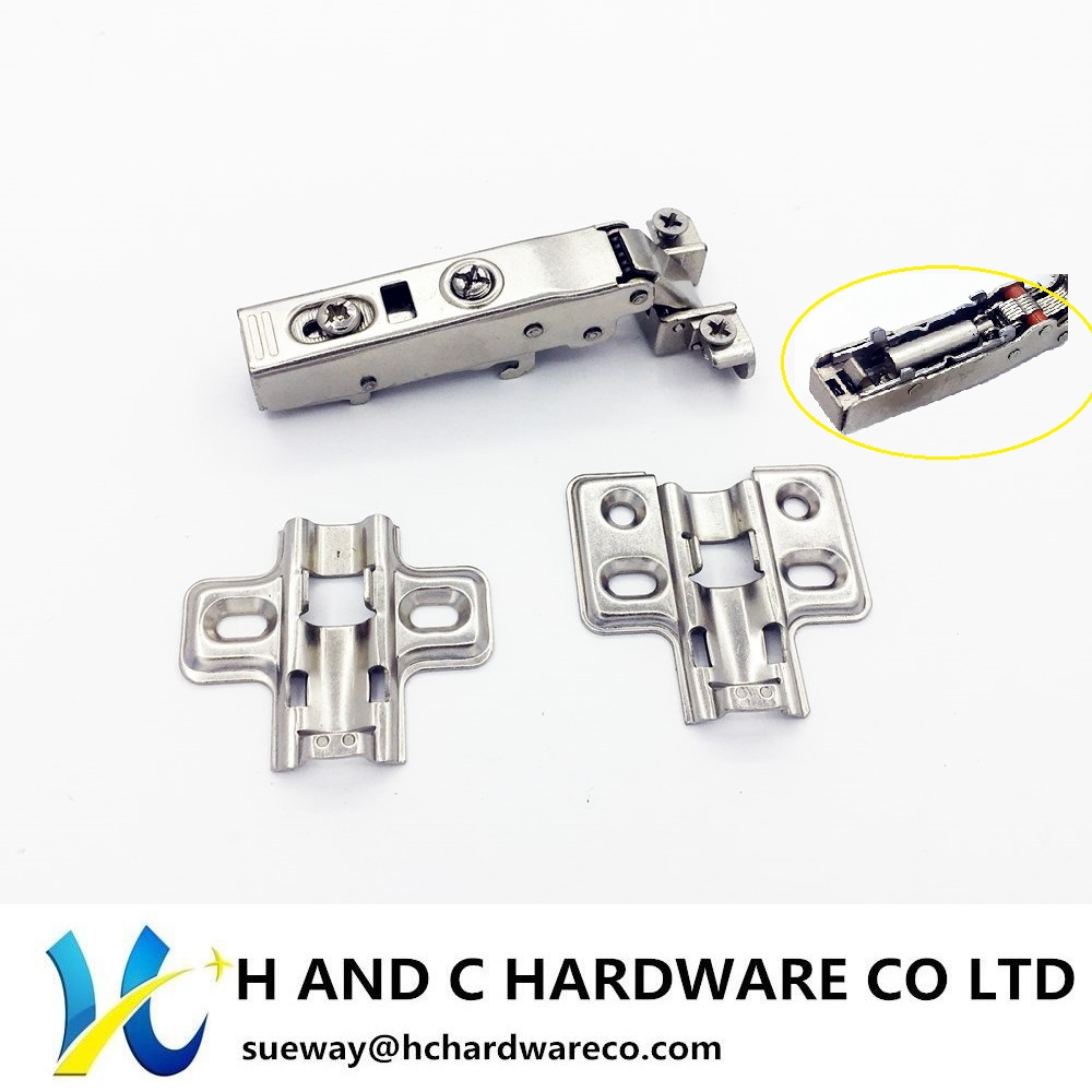 Aluminum Doorframe Hinge, Soft Close (Clip on)