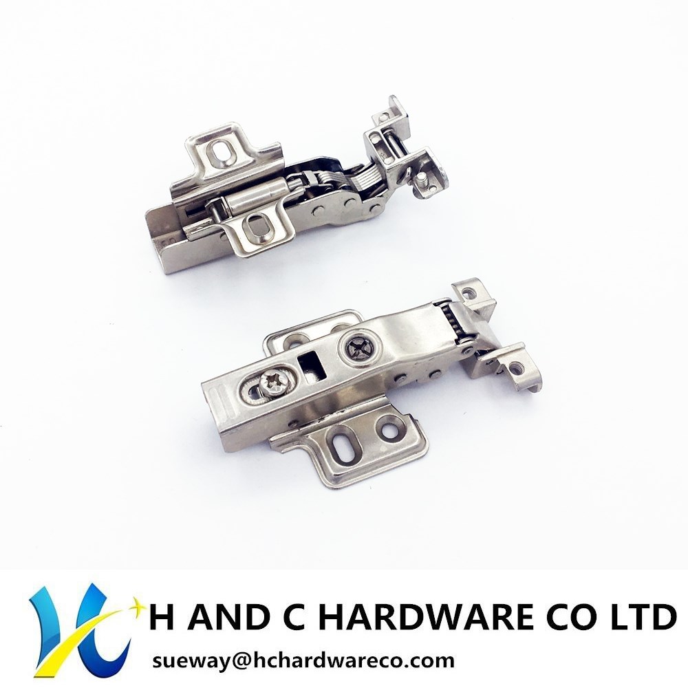 Aluminum Doorframe Hinge, Soft Close (Fixed plate)