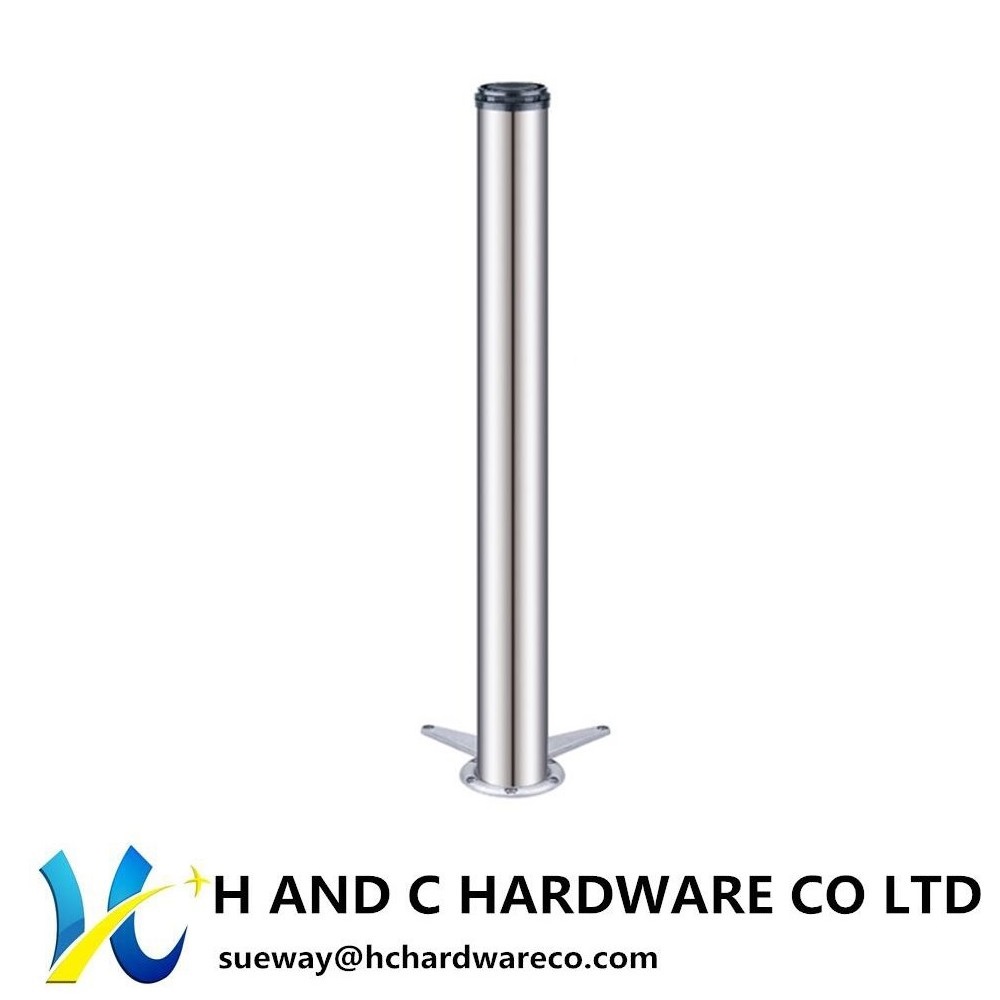 HTL603 Table Leg with Alloy Plate